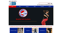 Desktop Screenshot of kinneykarate.com